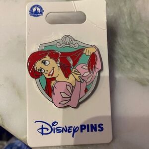 New Disney Parks Pin Ariel The Little Mermaid Brushing Her Hair With a Fork 2024